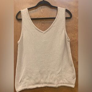 Ekouaer sleeveless v-neck sweater